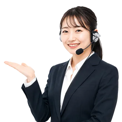 笑顔でご案内するたまき造園のスタッフ
